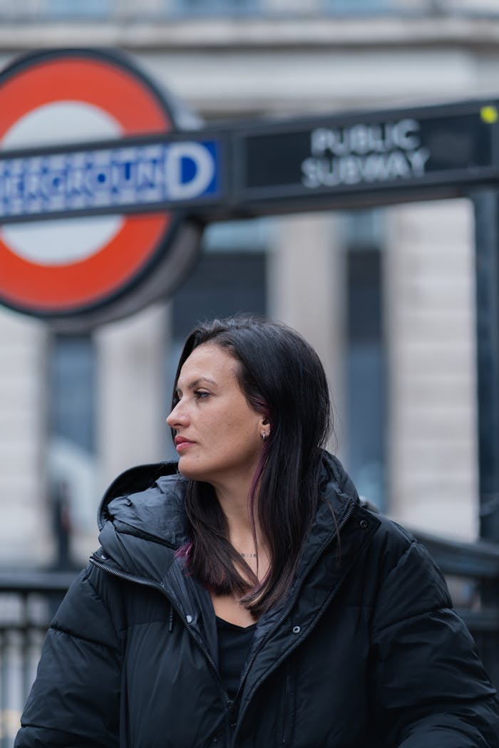 Photo of a Woman Looking to the Side
